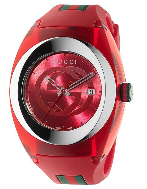 gucci watch red band